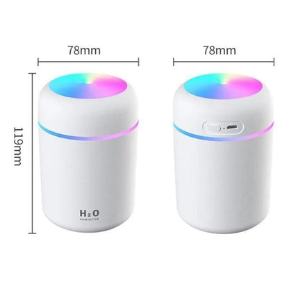 Humidificateur portable H2O Mini 300 ml avec lumière LED