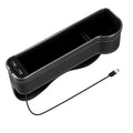 7 Color LED Car Seat Gap Organizer - Dual USB Model)._images